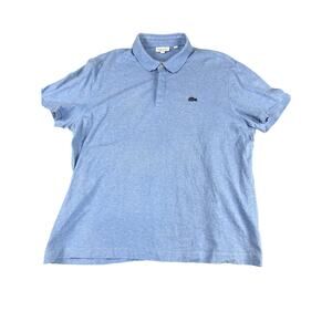 Men’s 3XL Lacoste Large Sky-Blue Piqué Polo Shirt – Excellent Condition